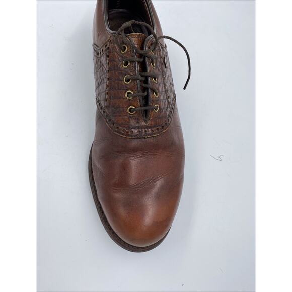 Footjoy Classics Golf Shoes / 9W Brown Leather / Used Condition 9 W main image 4